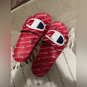 Champion Red and Gray Sneakers